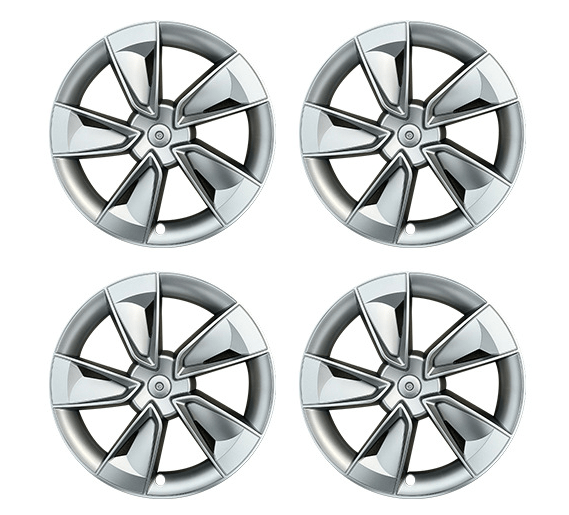 Clevisco Glossy Silver Wheel Caps MY 2025