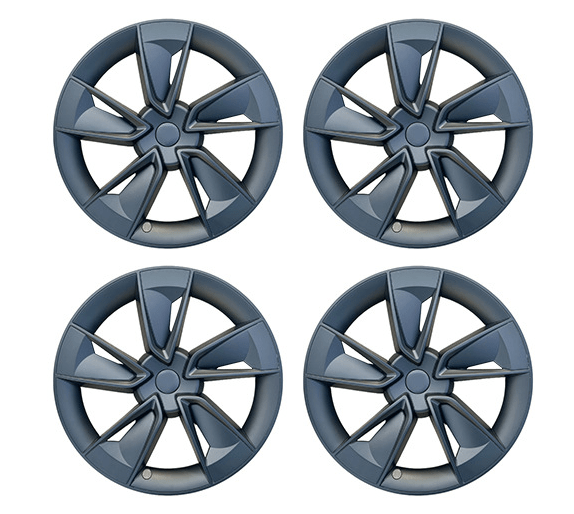 Clevisco Matte Black Wheel Caps MY 2025