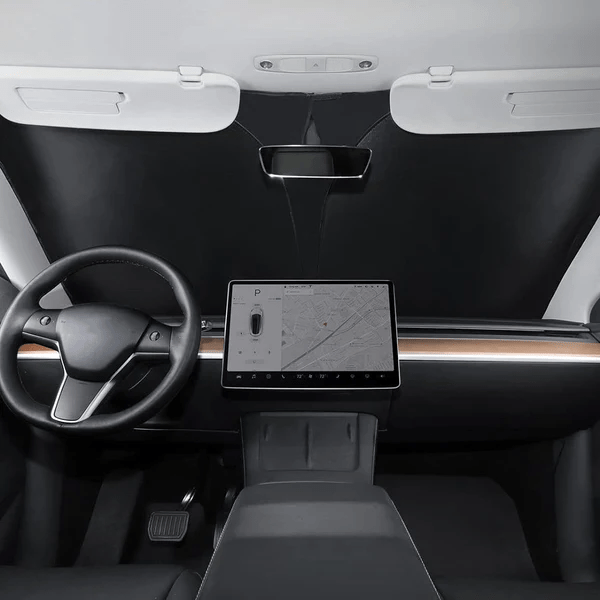 Cleviscoautomotive Tesla Accessories Front Windshield Sun Shade