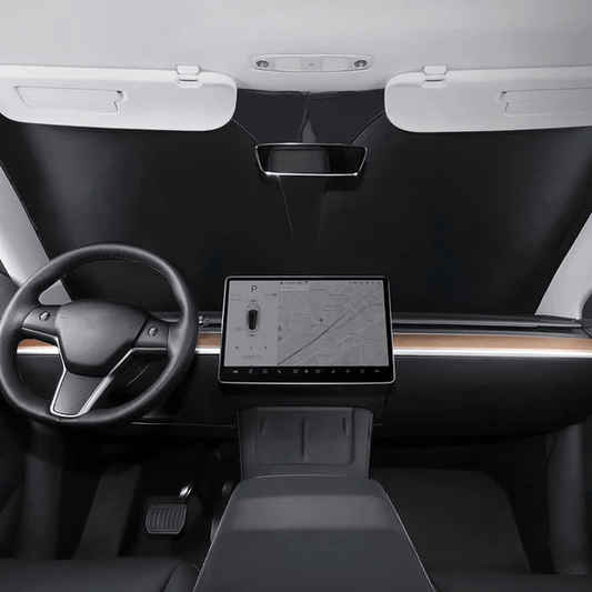 Cleviscoautomotive Tesla Accessories Front Windshield Sun Shade