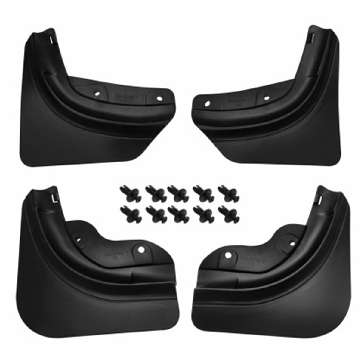 Cleviscoautomotive Tesla-Compatible Accessories MY 2025 Mud Guards