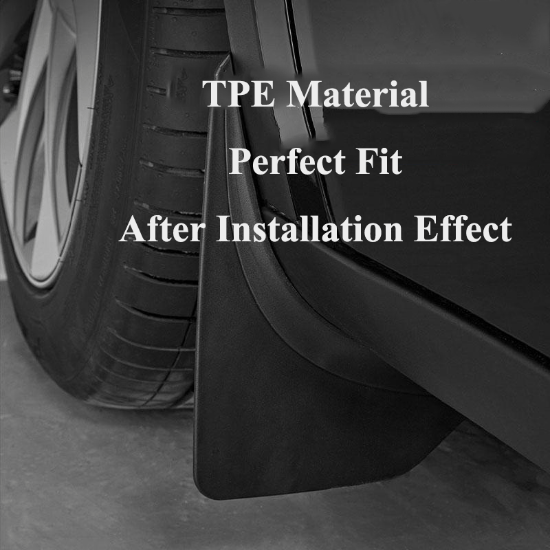 Cleviscoautomotive Tesla-Compatible Accessories MY 2025 Mud Guards