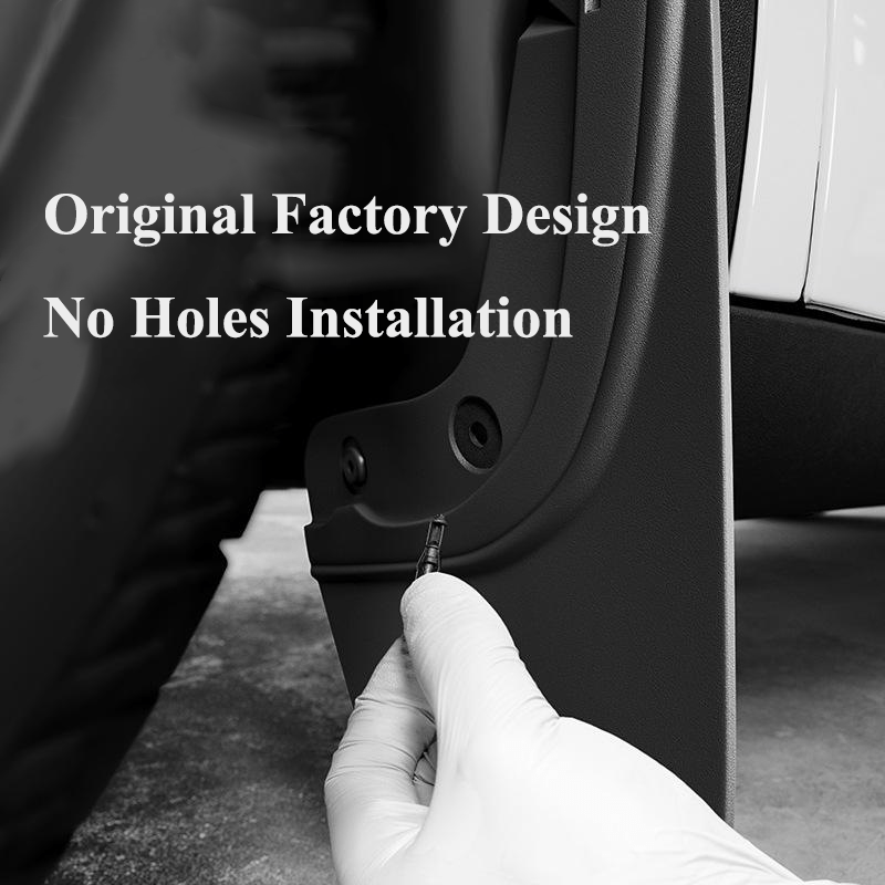 Cleviscoautomotive Tesla-Compatible Accessories MY 2025 Mud Guards
