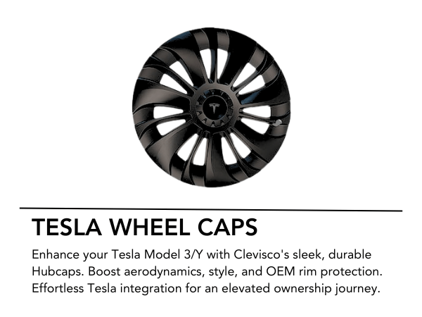 Cleviscoautomotive Tesla Accessories Wheel Caps Y