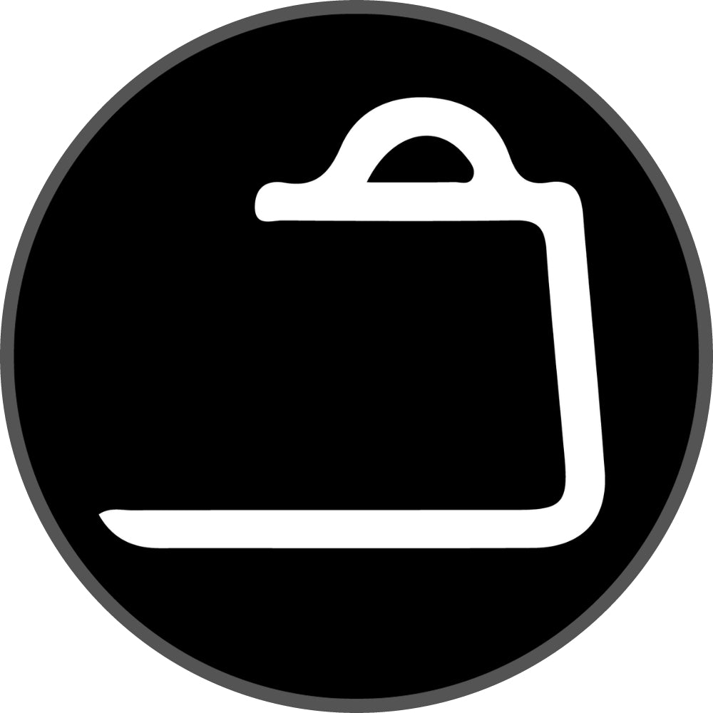 Clevisco logo representing a shopping bag silhouette to signify the online shopping brand