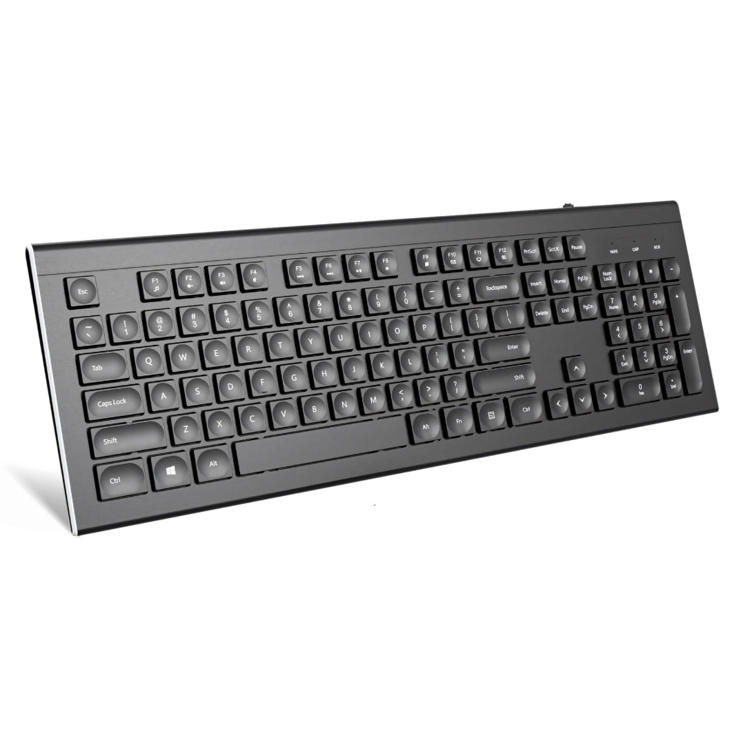 Ergonomic chiclet concave keys keyboard clevisco