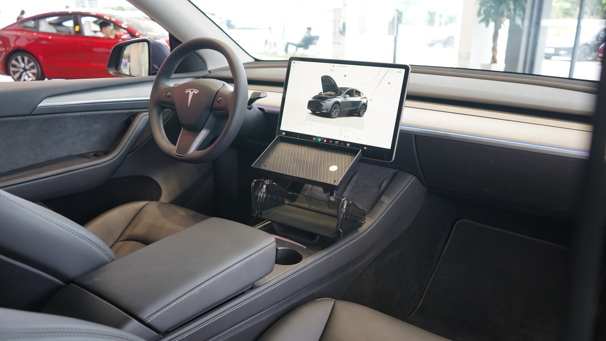 Clevisco Tesla Accessories Under-Screen Storage Box