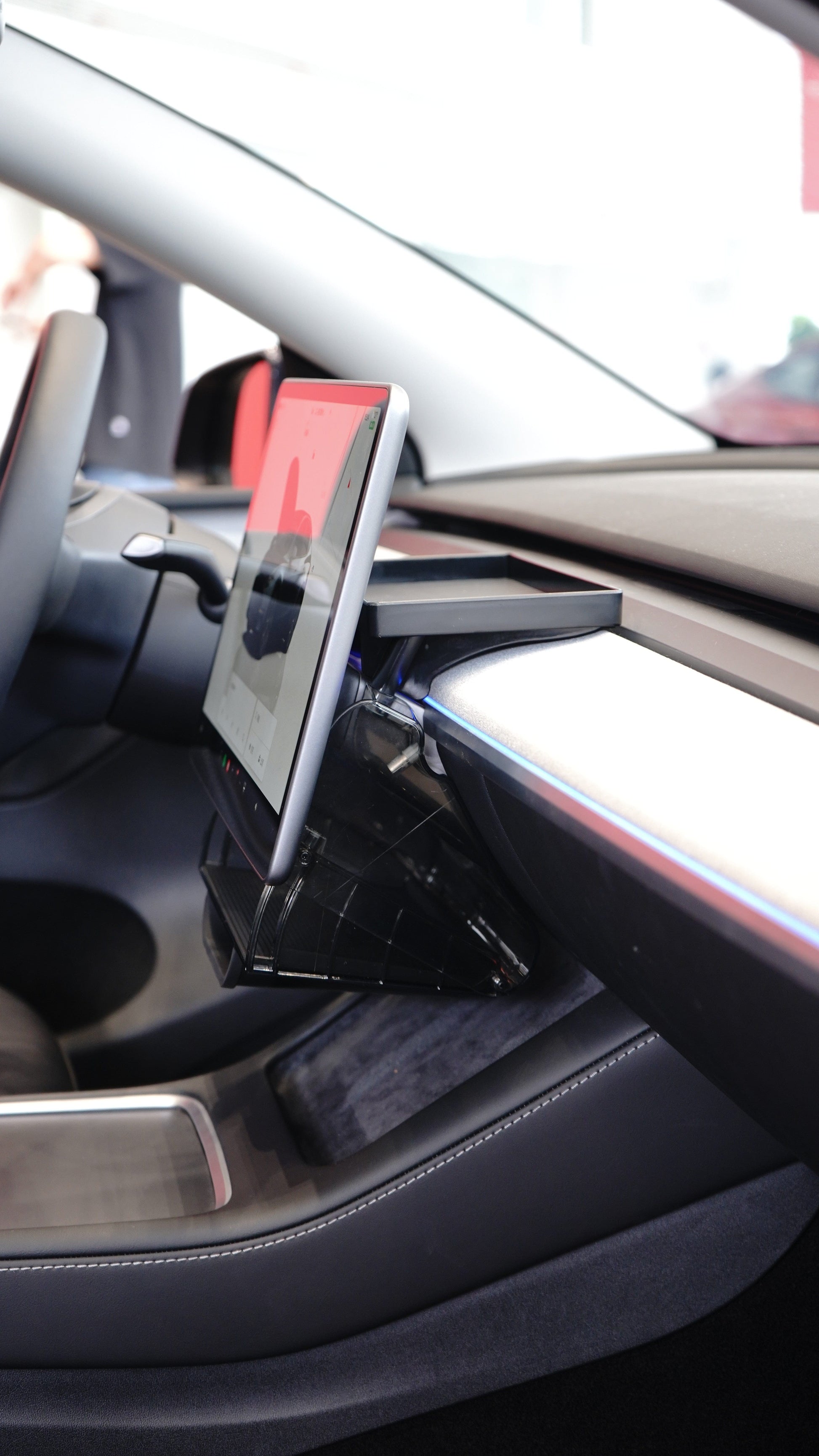 Clevisco Tesla Accessories Under-Screen Storage Box
