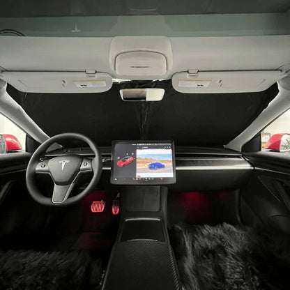 Cleviscoautomotive Tesla Accessories Model 3 24/25 Front Shades 3 24/25