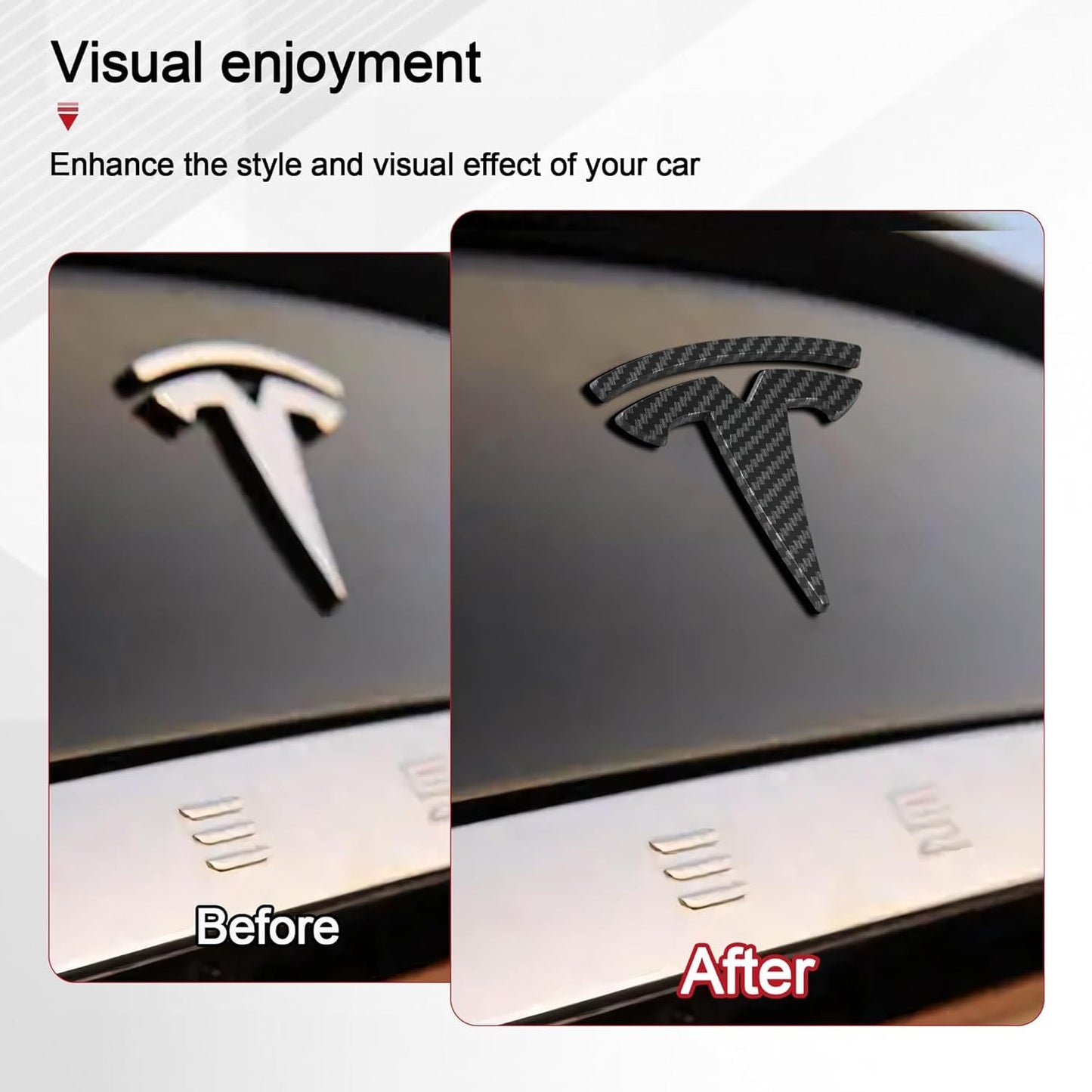 Cleviscoautomotive Tesla Accessories Logo Cover