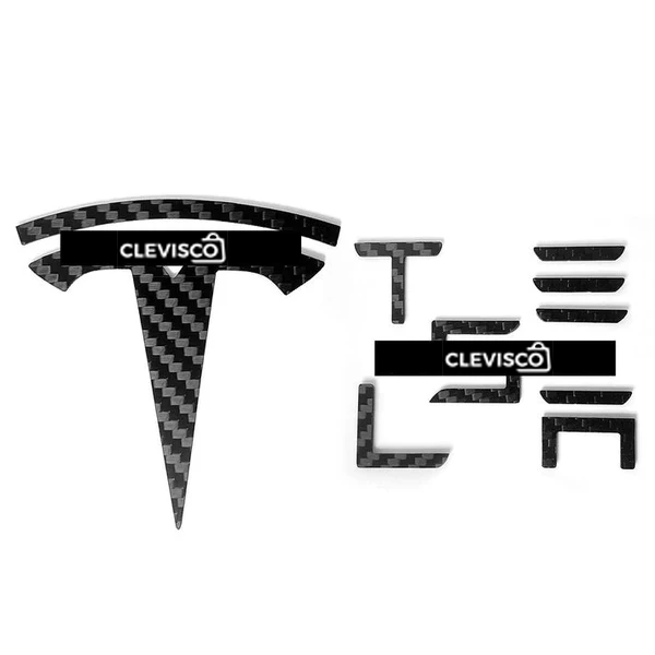 Cleviscoautomotive Tesla Accessories Logo Cover