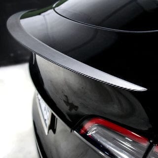 Cleviscoautomotive Tesla Accessories 3 Spoiler Carbon Fiber