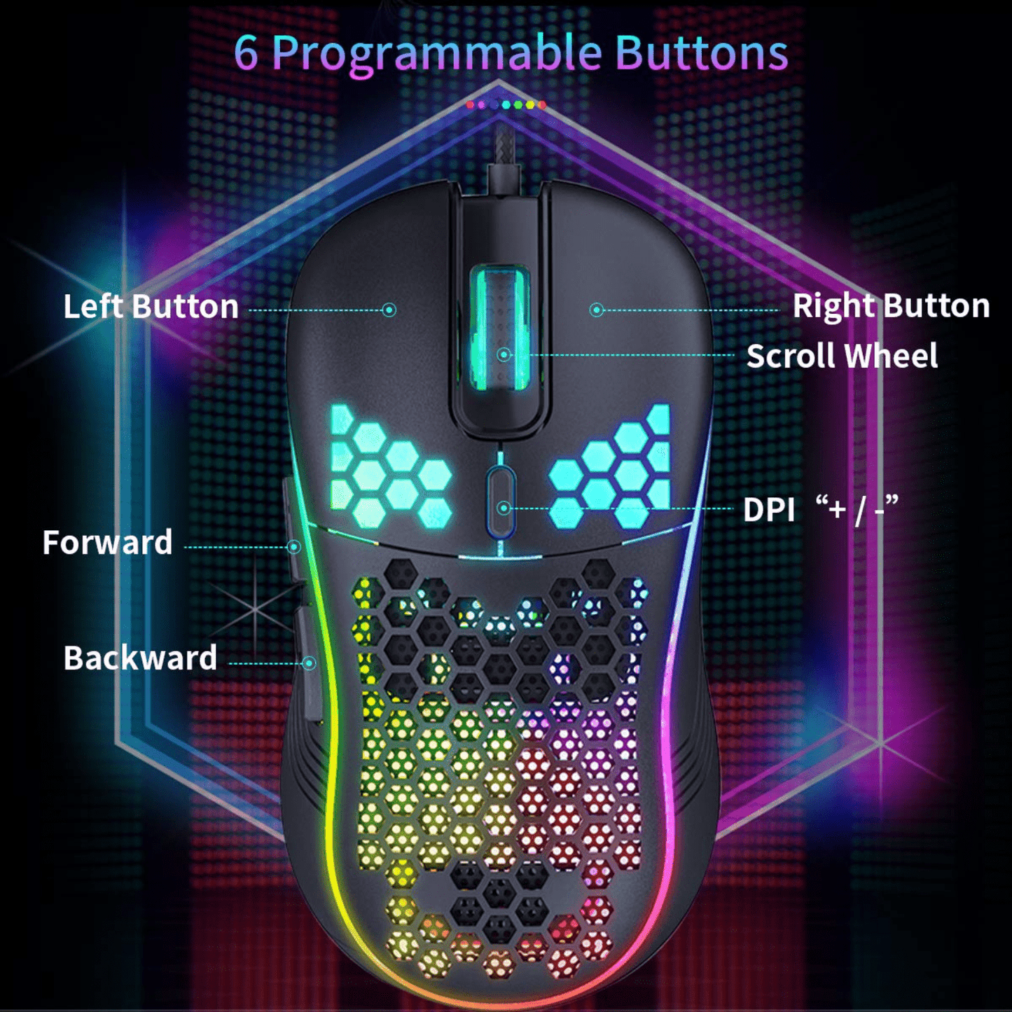 Cleviscogaming Gaming Accessories Gaming Mouse V2