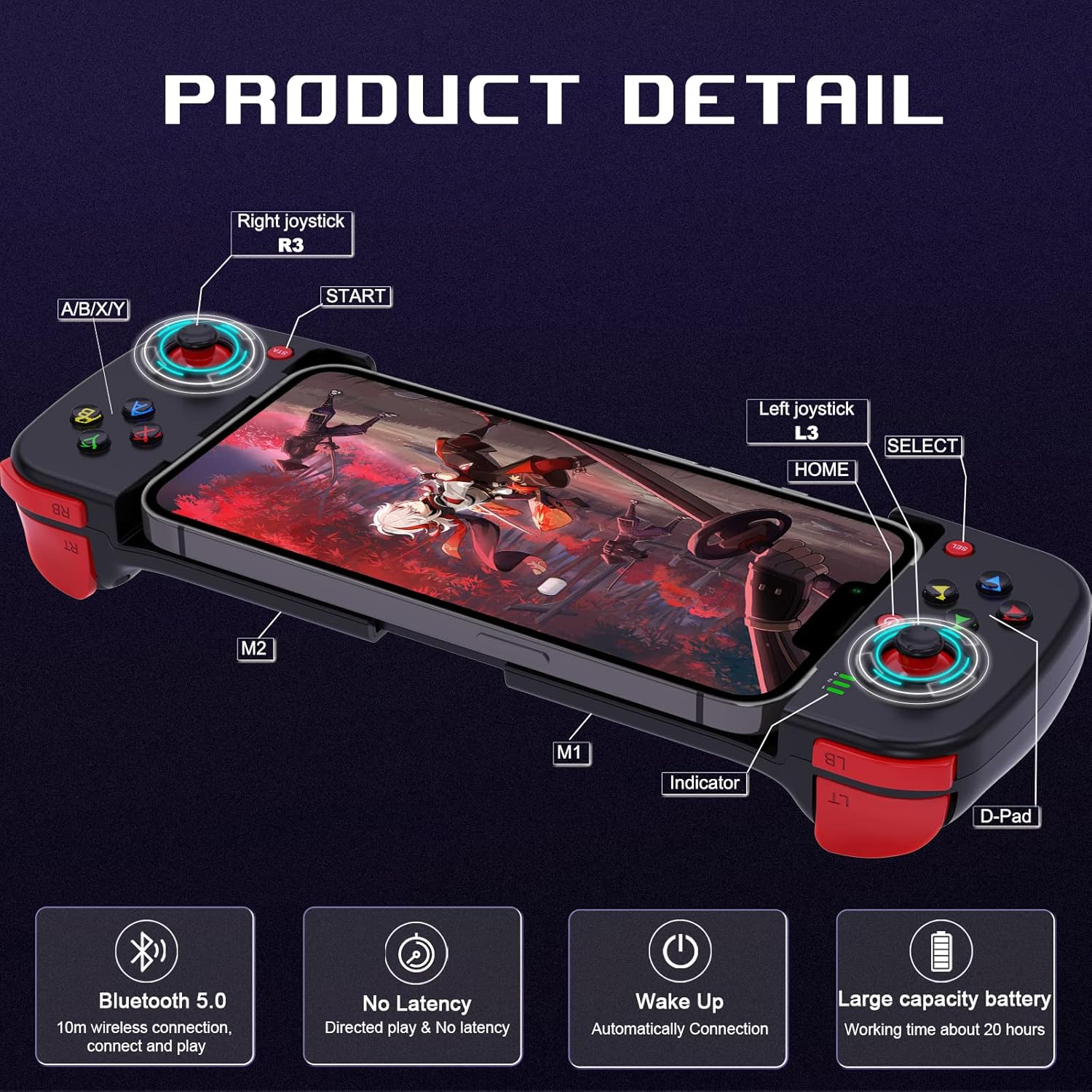 Cleviscogaming Gaming Accessories Mobile Gaming Controller