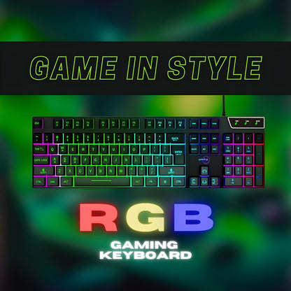 Cleviscogaming Gaming Accessories RGB Keyboard