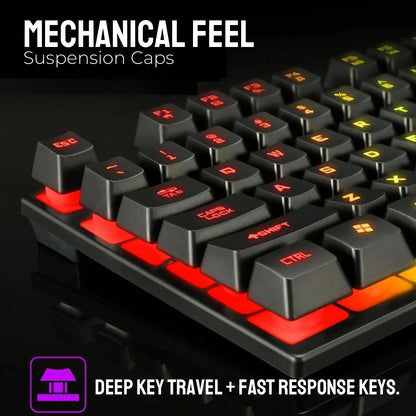 Cleviscogaming Gaming Accessories RGB Keyboard