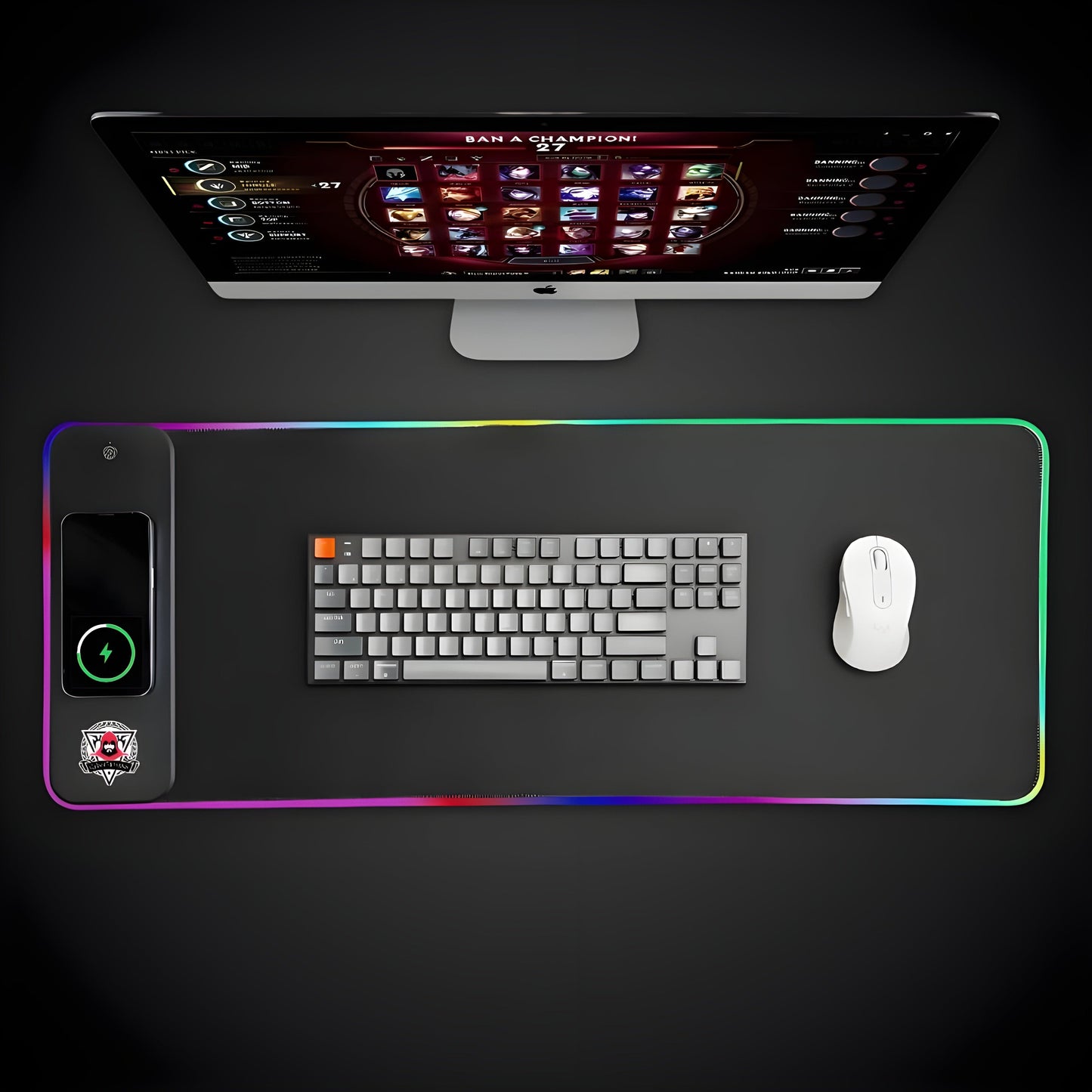 Cleviscogaming Gaming Accessories RGB Mousepad