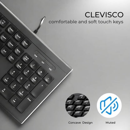 Cleviscoworkspace Electronics Ergonomic Keyboard